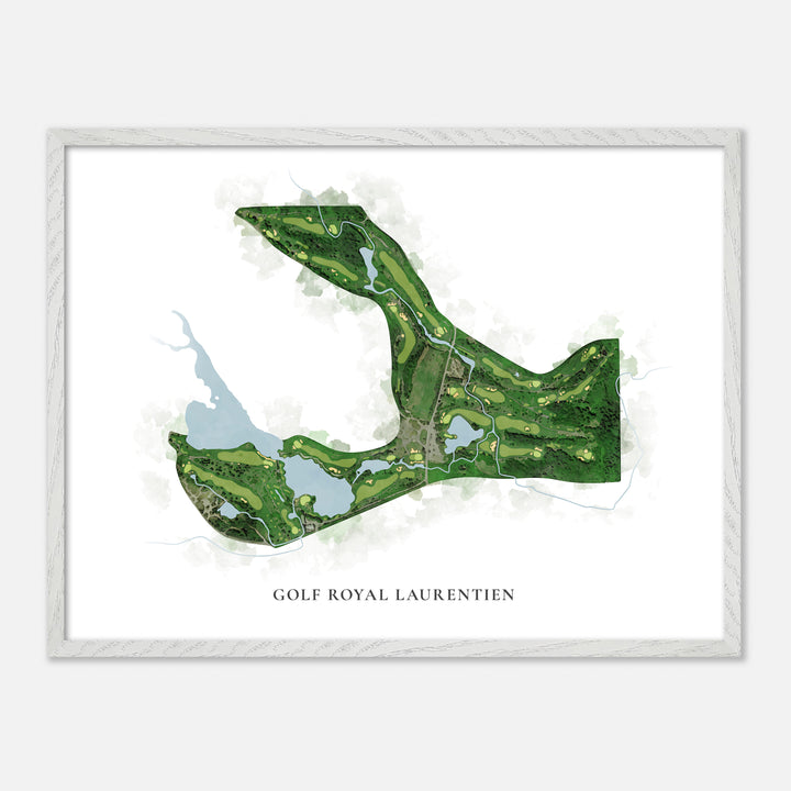 Print of Golf Royal Laurentien Classic Map