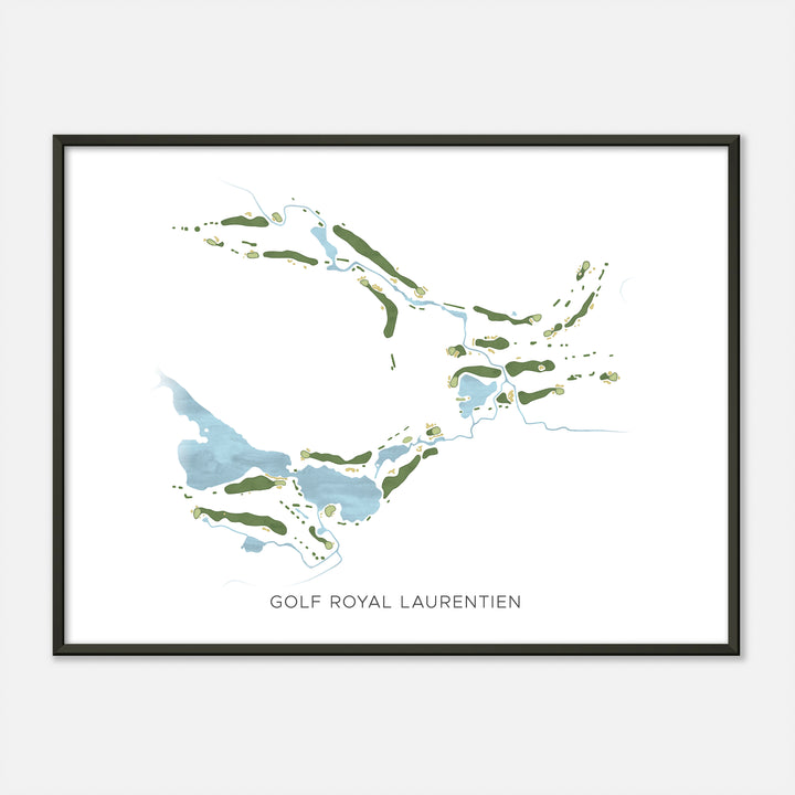 Print of Golf Royal Laurentien Modern Map