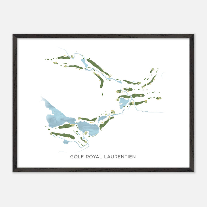 Print of Golf Royal Laurentien Modern Map