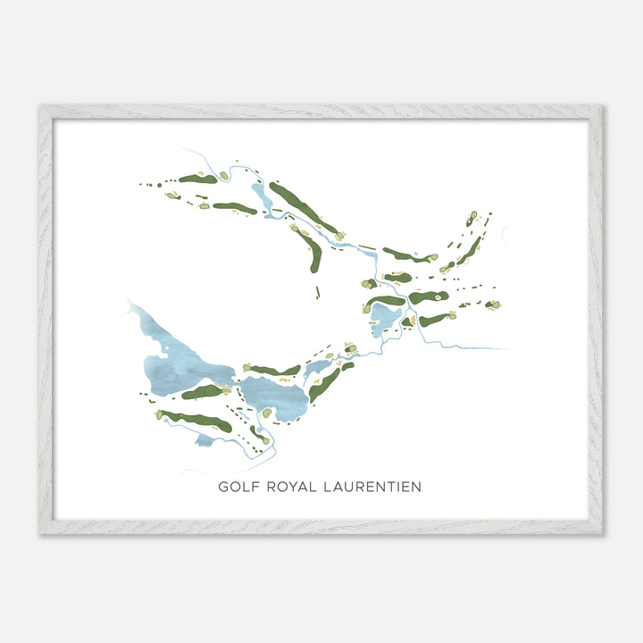 Print of Golf Royal Laurentien Modern Map