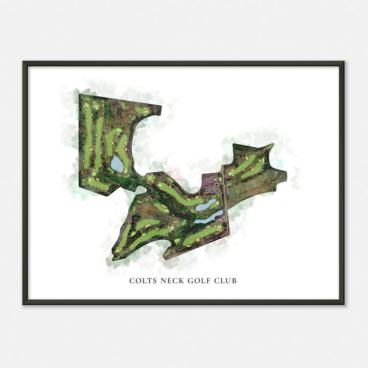 Print of Colts Neck Golf Club Classic Map