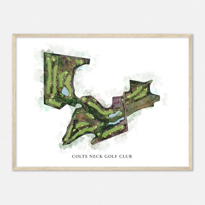 Print of Colts Neck Golf Club Classic Map