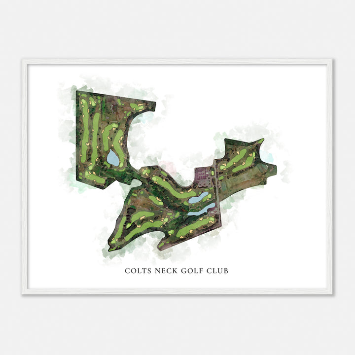 Print of Colts Neck Golf Club Classic Map
