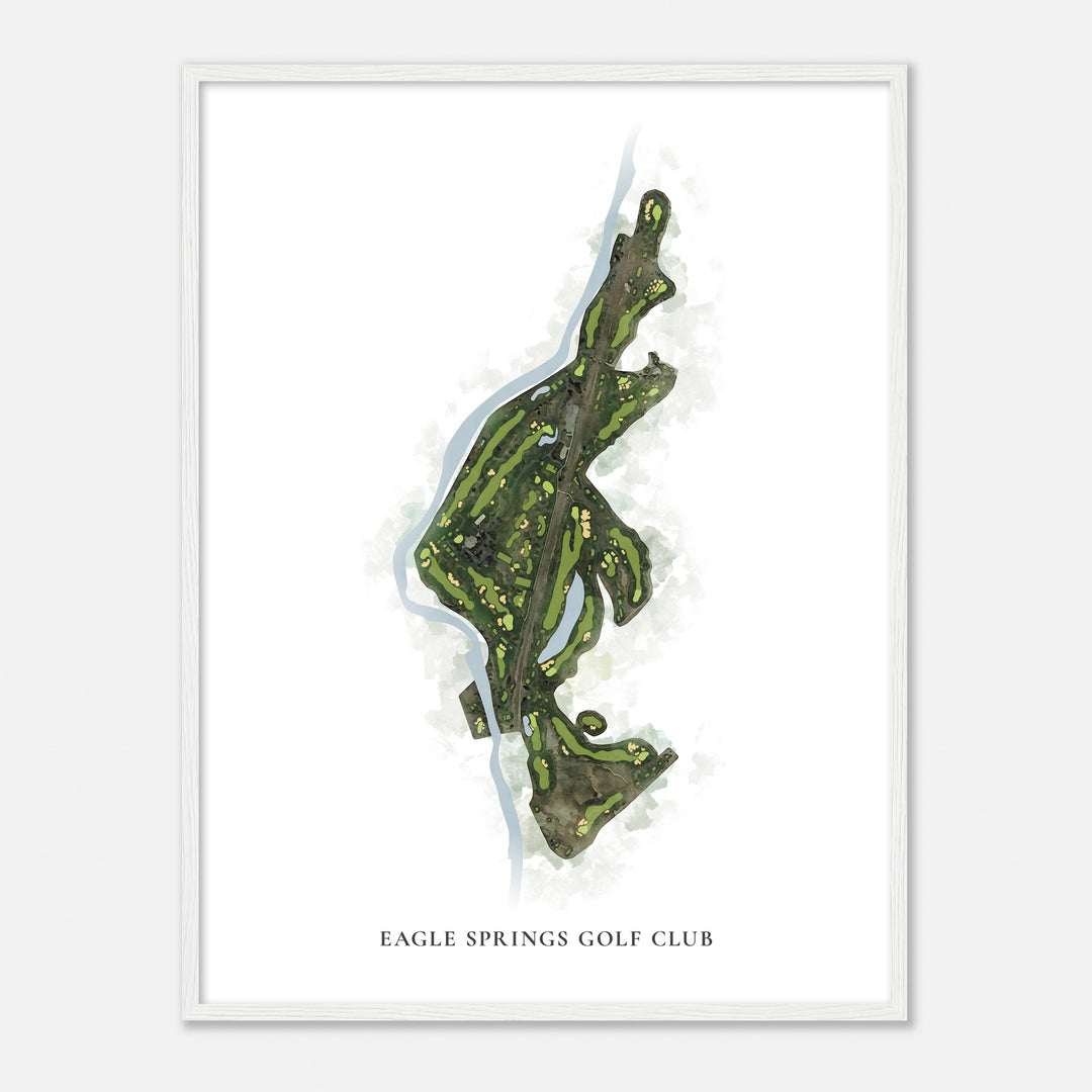 Print of Eagle Springs Golf Club Classic Map