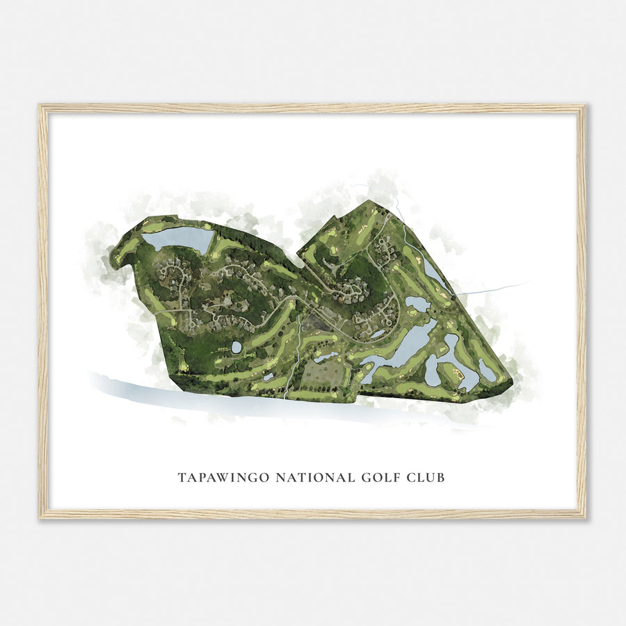 Print of Tapawingo National Golf Club Classic Map