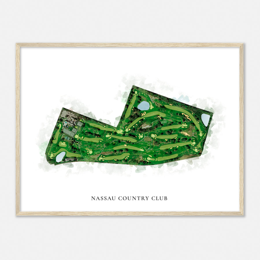 Print of Nassau Country Club Classic Map