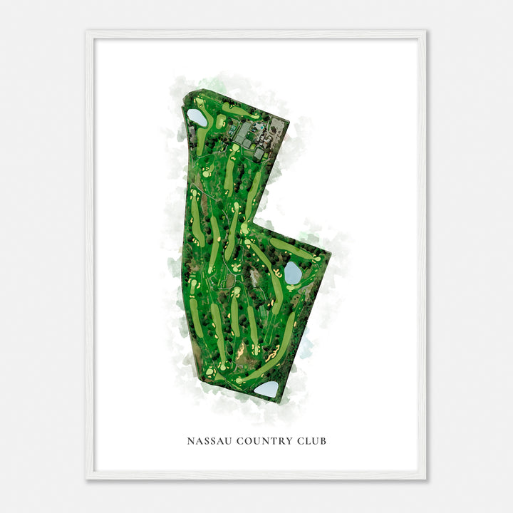 Print of Nassau Country Club Classic Map