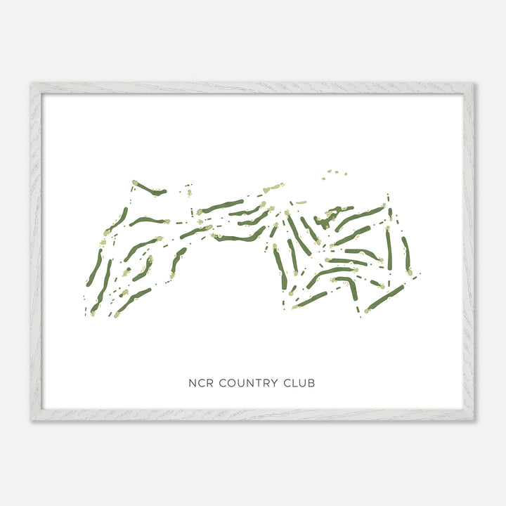 Print of Ncr Country Club Modern Map