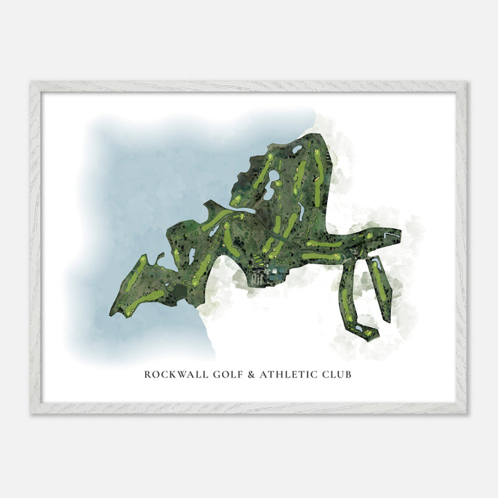 Print of Rockwall Golf & Athletic Club Classic Map