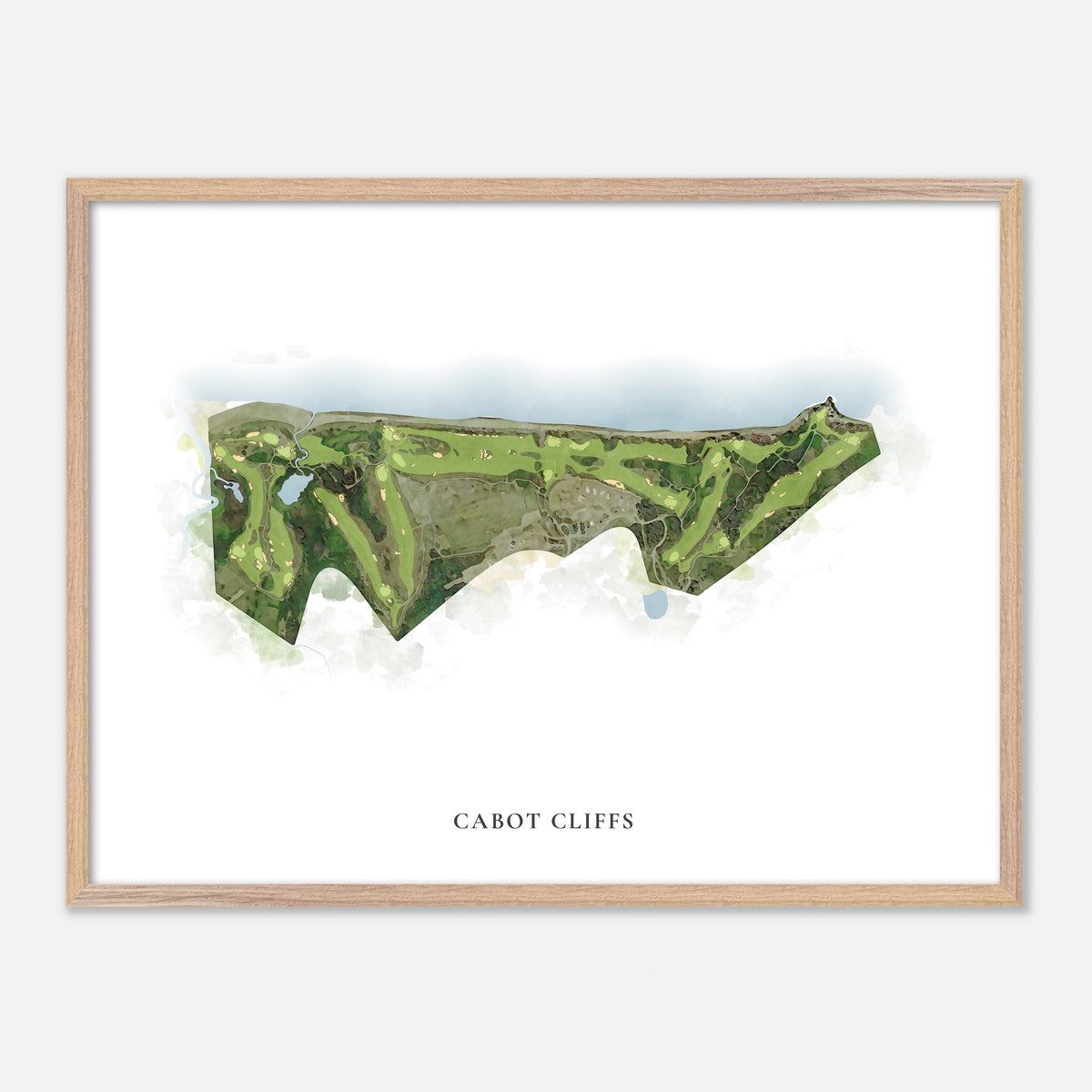 Print of Cabot Cliffs Classic Map