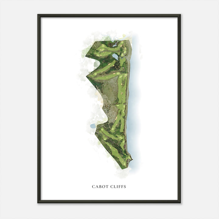 Print of Cabot Cliffs Classic Map