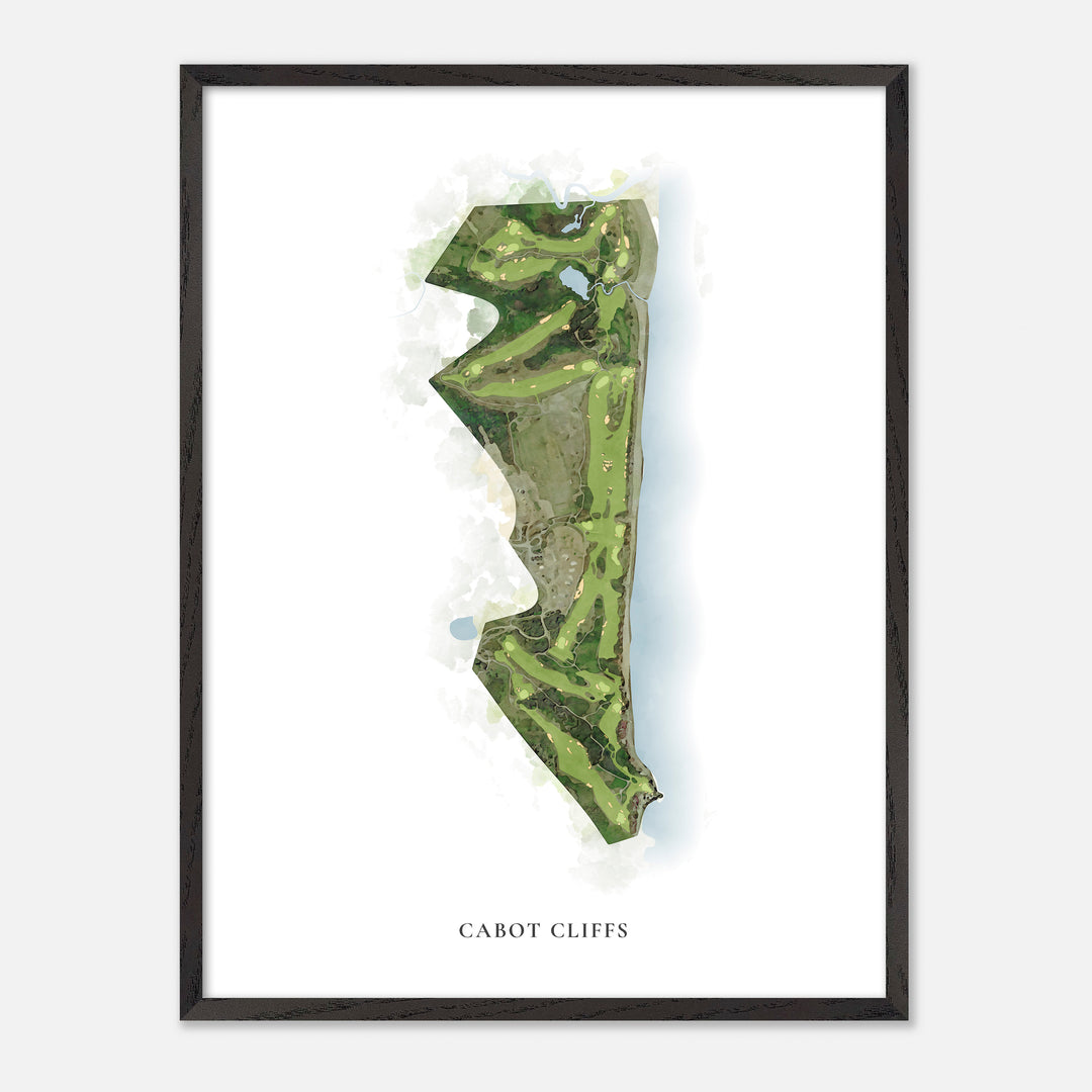 Print of Cabot Cliffs Classic Map