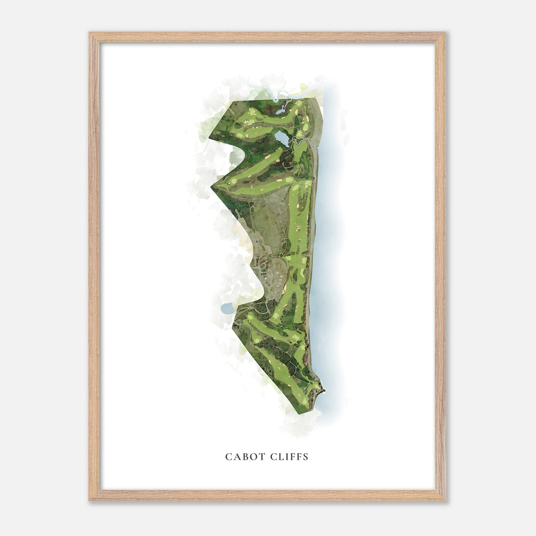 Print of Cabot Cliffs Classic Map