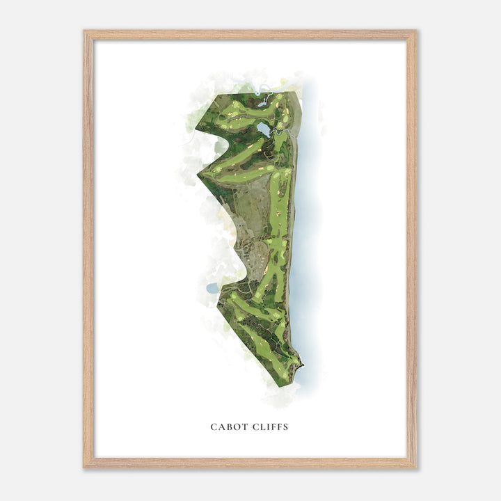 Print of Cabot Cliffs Classic Map