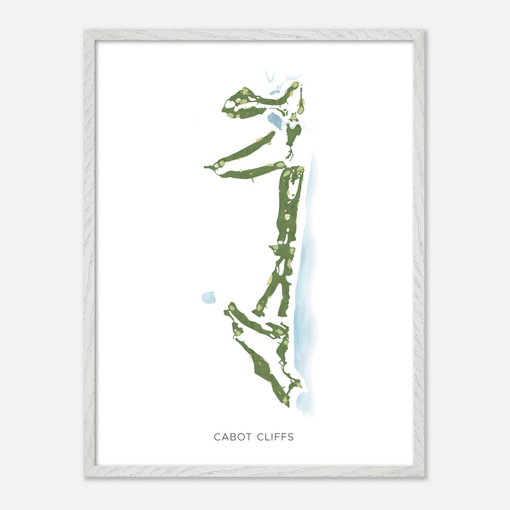 Print of Cabot Cliffs Modern Map