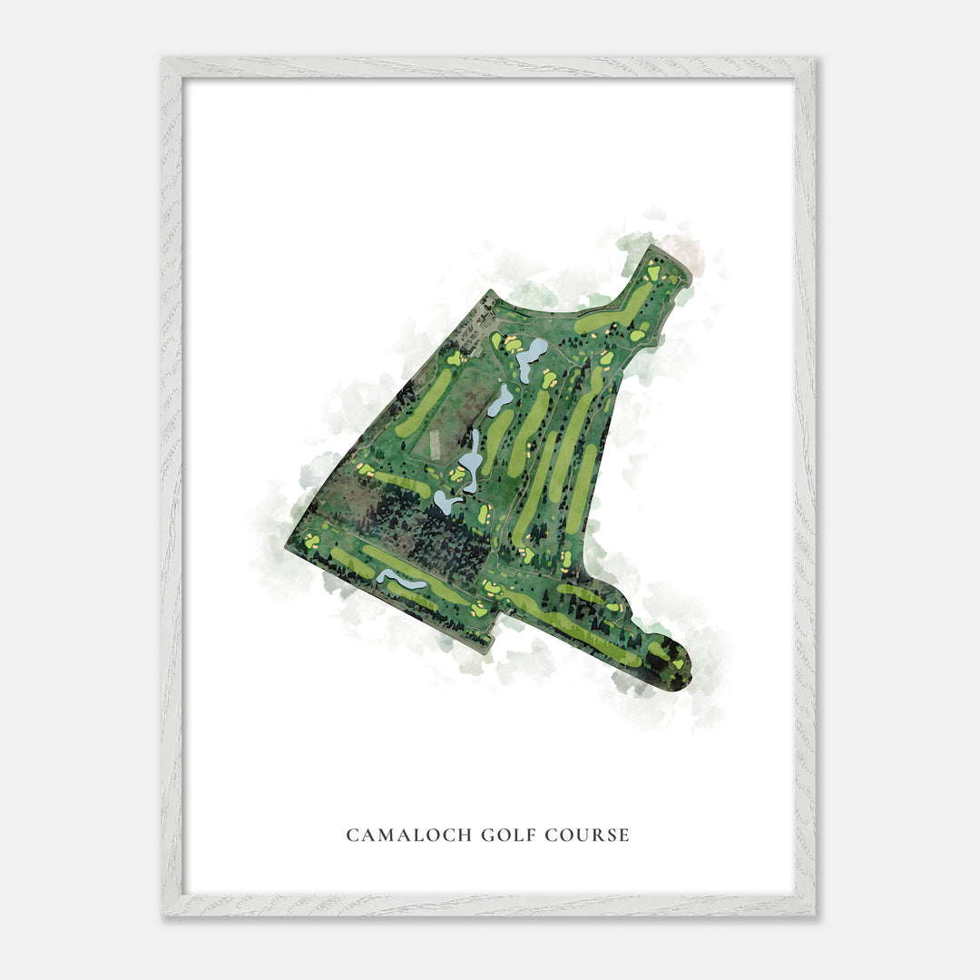 Print of Camaloch Golf Course Classic Map