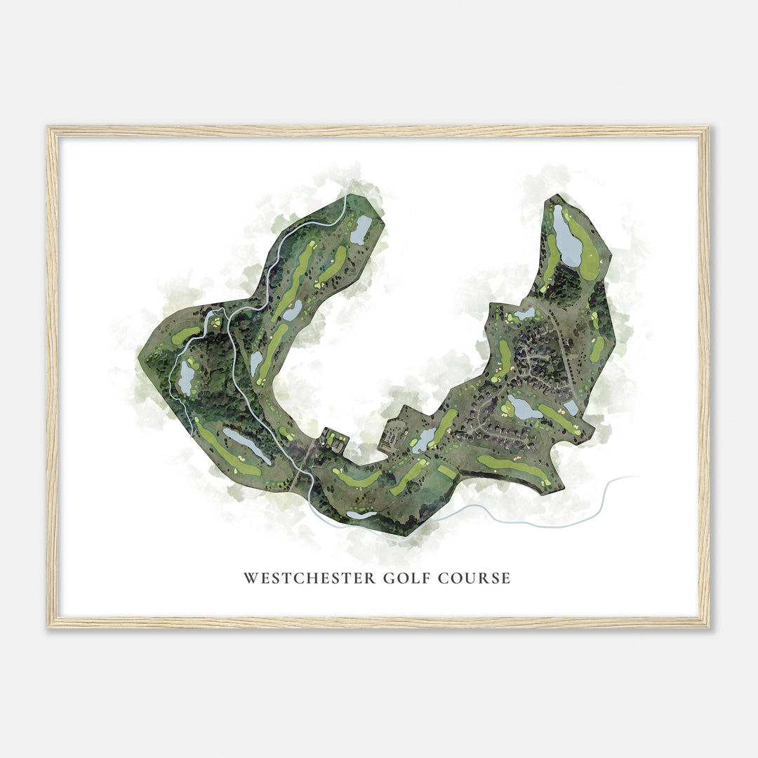Print of Westchester Golf Course Classic Map