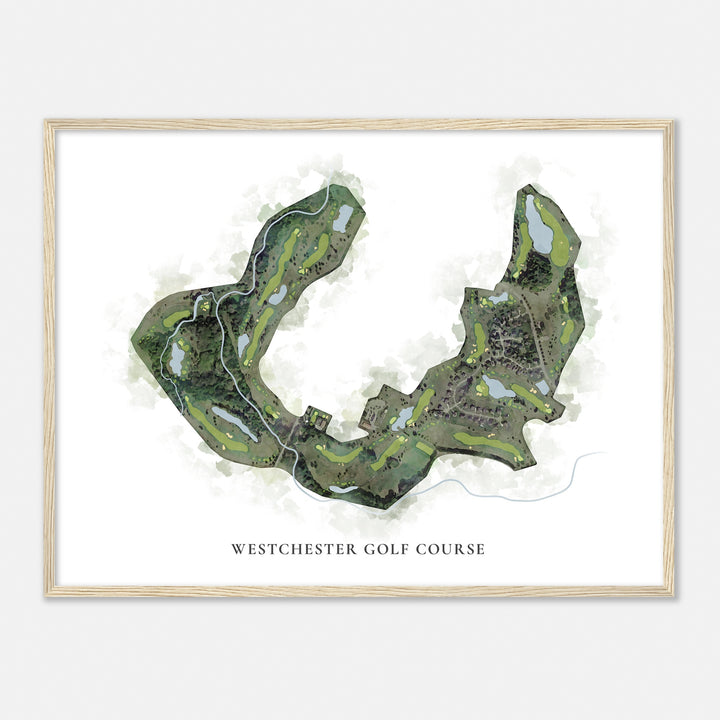Print of Westchester Golf Course Classic Map