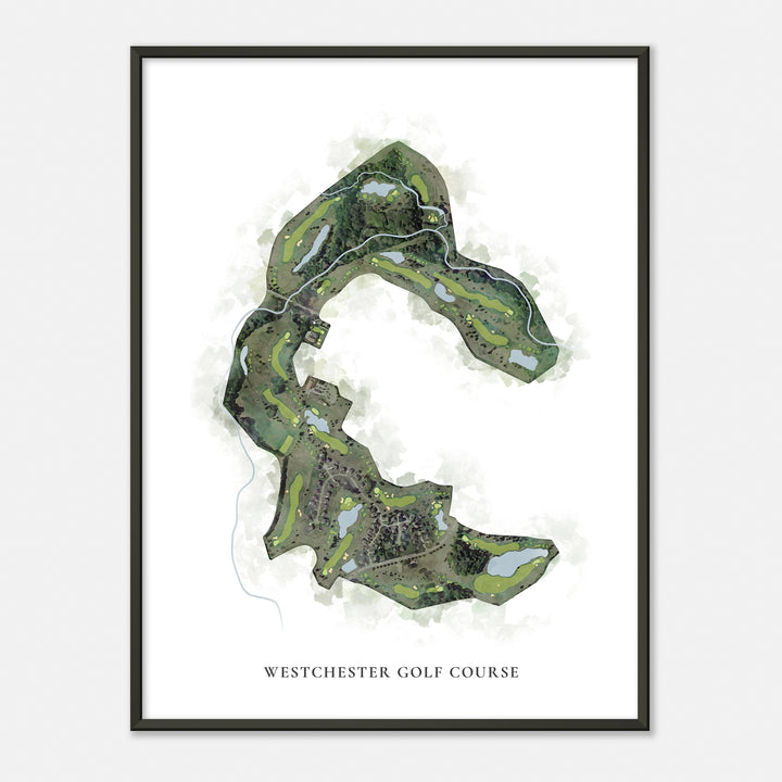 Print of Westchester Golf Course Classic Map