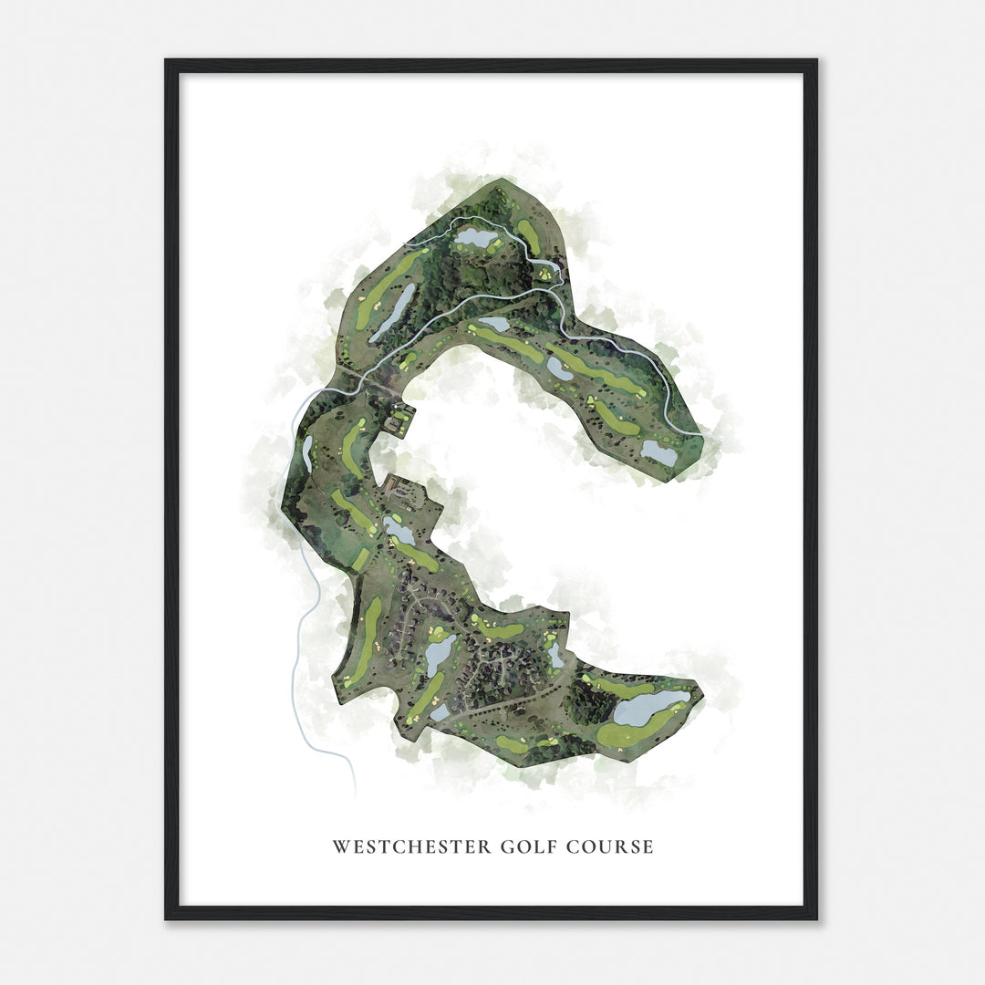Print of Westchester Golf Course Classic Map