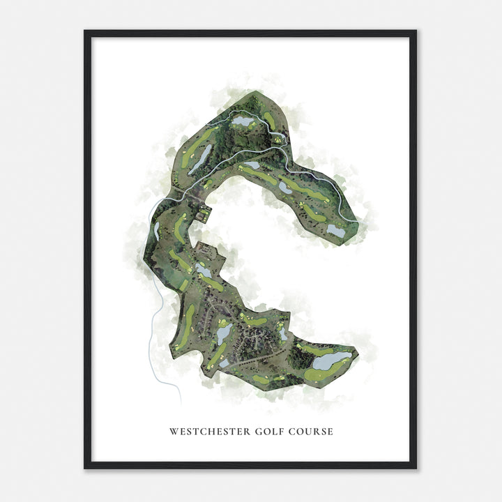 Print of Westchester Golf Course Classic Map