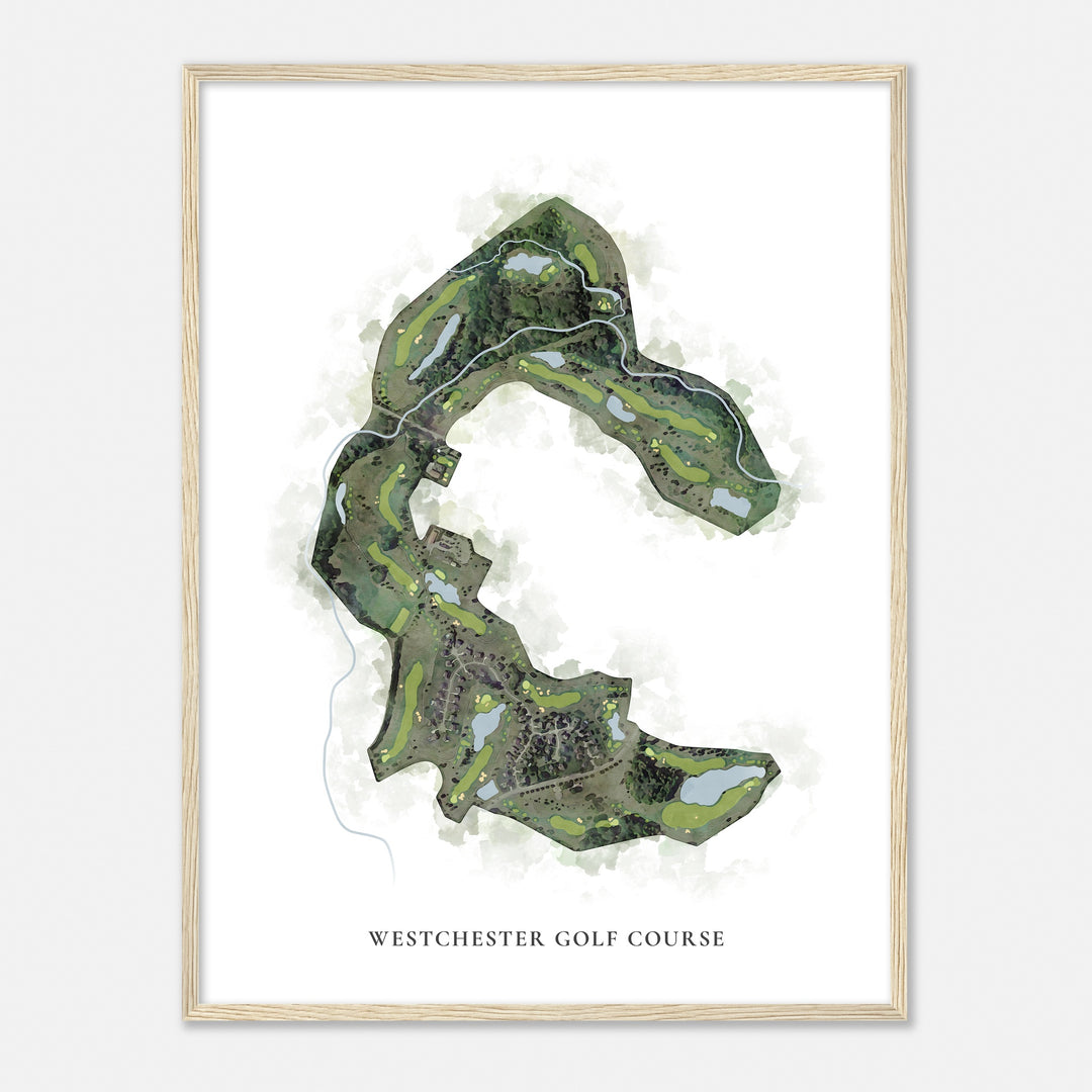 Print of Westchester Golf Course Classic Map