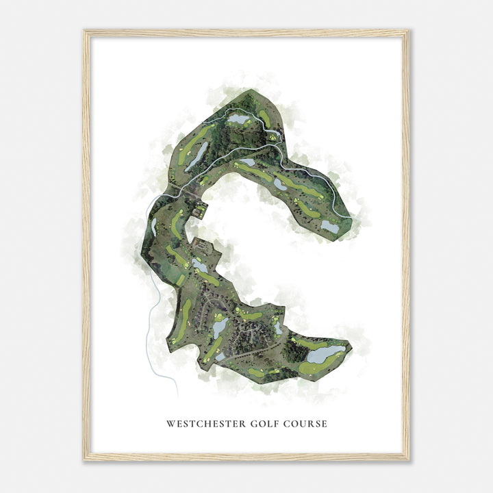 Print of Westchester Golf Course Classic Map