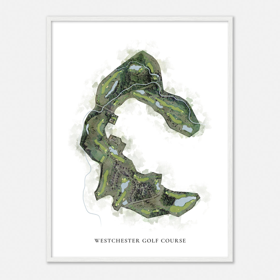 Print of Westchester Golf Course Classic Map