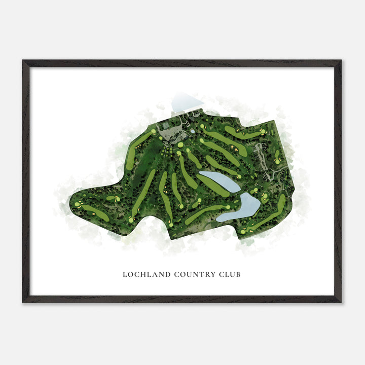 Print of Lochland Country Club Classic Map