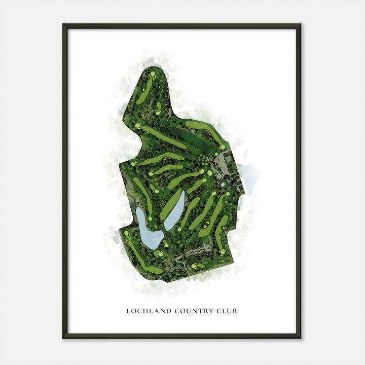 Print of Lochland Country Club Classic Map