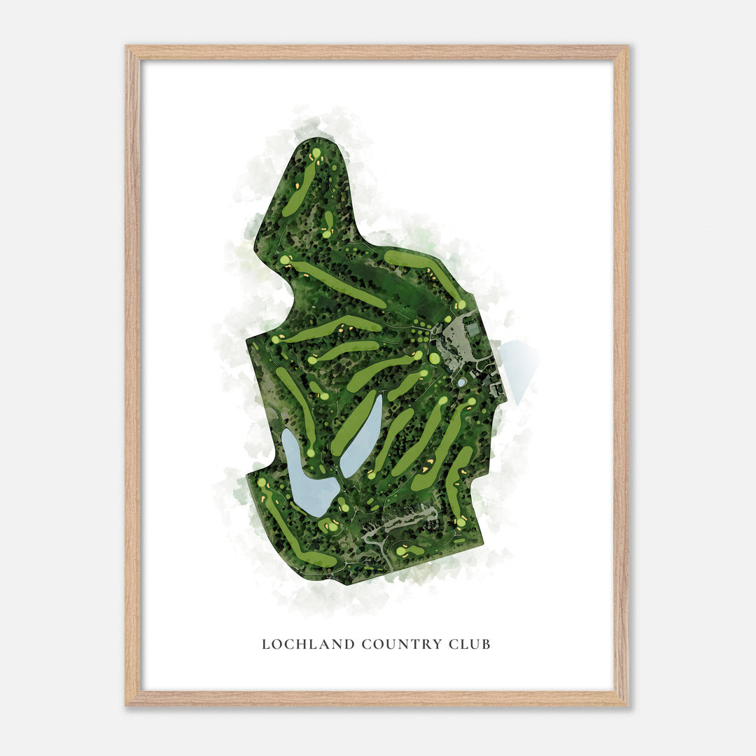 Print of Lochland Country Club Classic Map