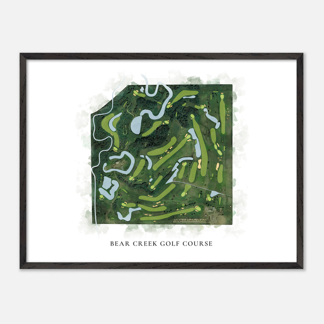 Print of Bear Creek Golf Course Classic Map