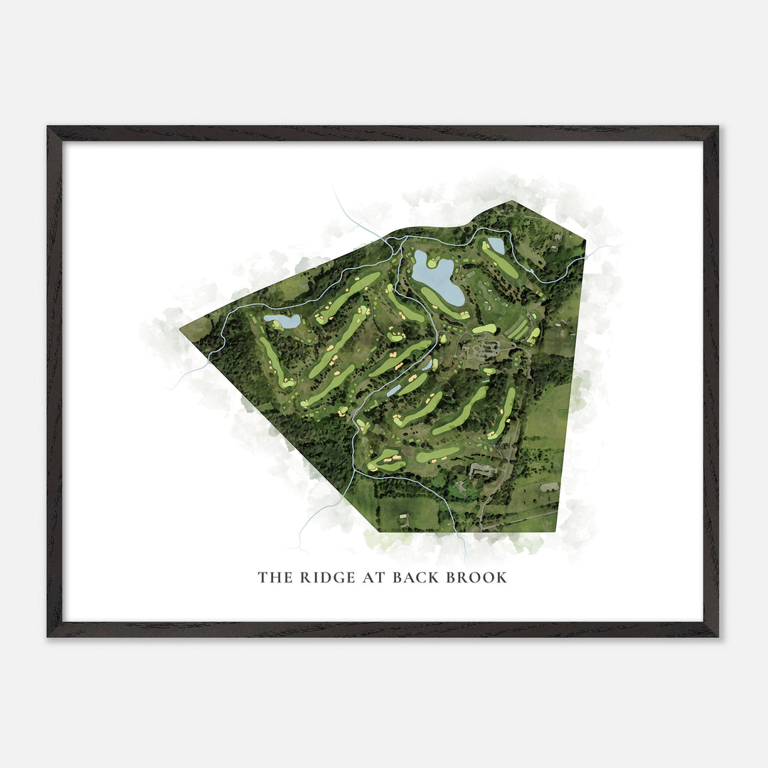 Print of The Ridge At Back Brook Classic Map