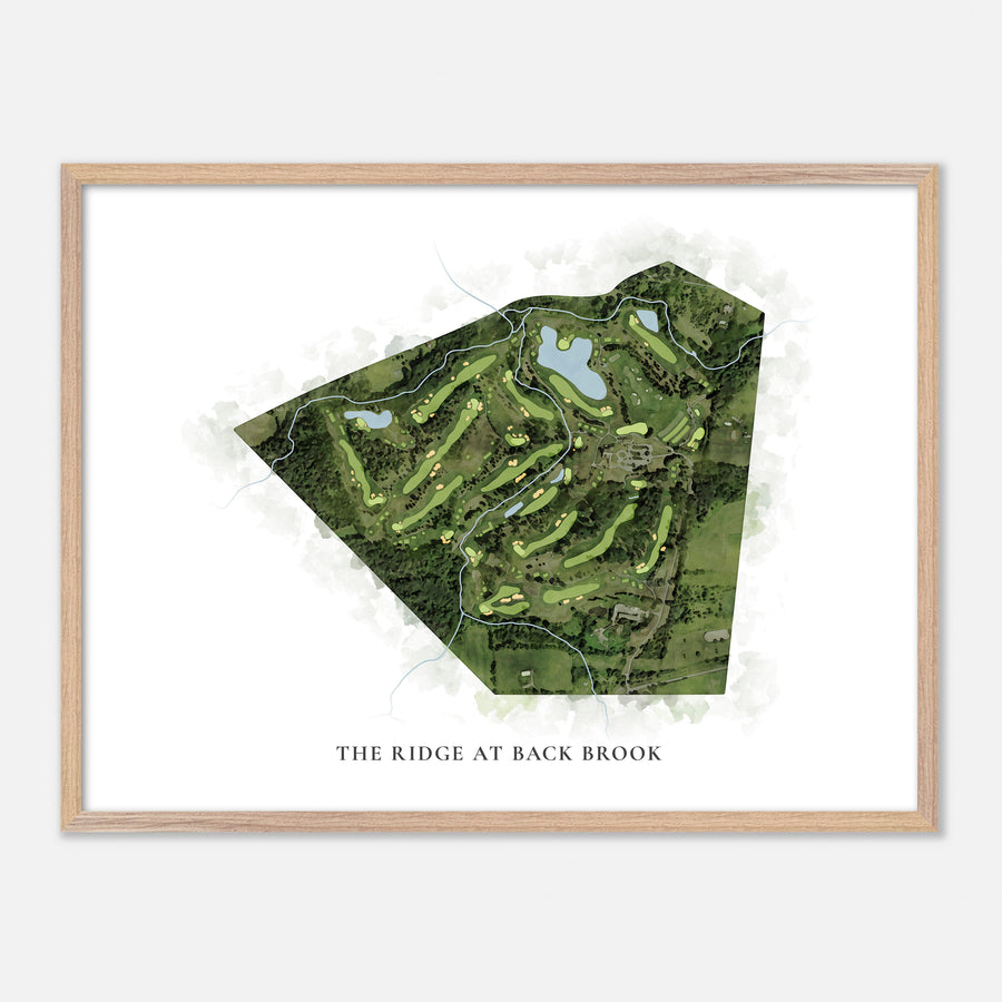 Print of The Ridge At Back Brook Classic Map