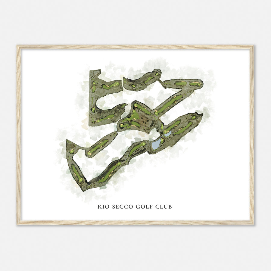 Print of Rio Secco Golf Club Classic Map