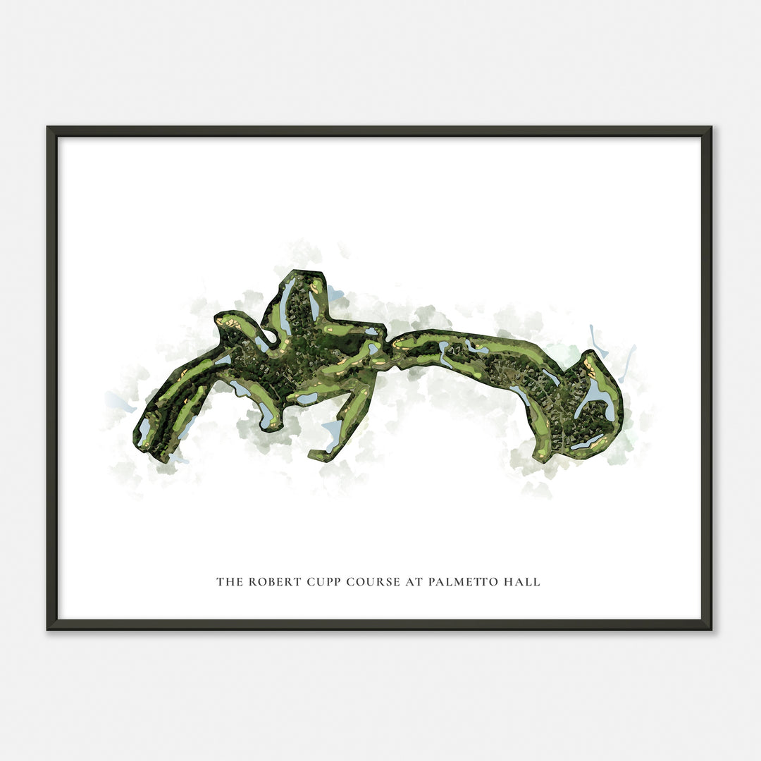 Print of The Robert Cupp Course At Palmetto Hall Classic Map