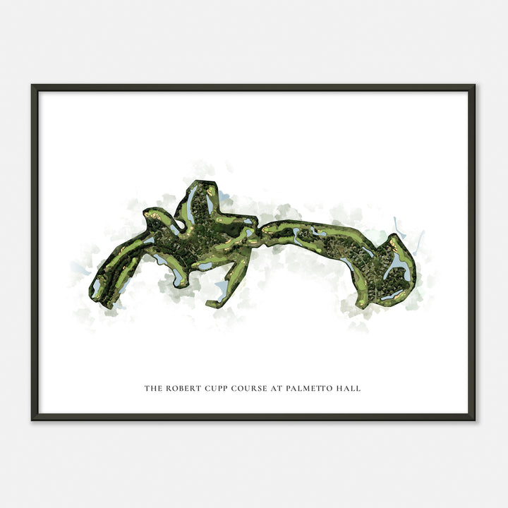 Print of The Robert Cupp Course At Palmetto Hall Classic Map