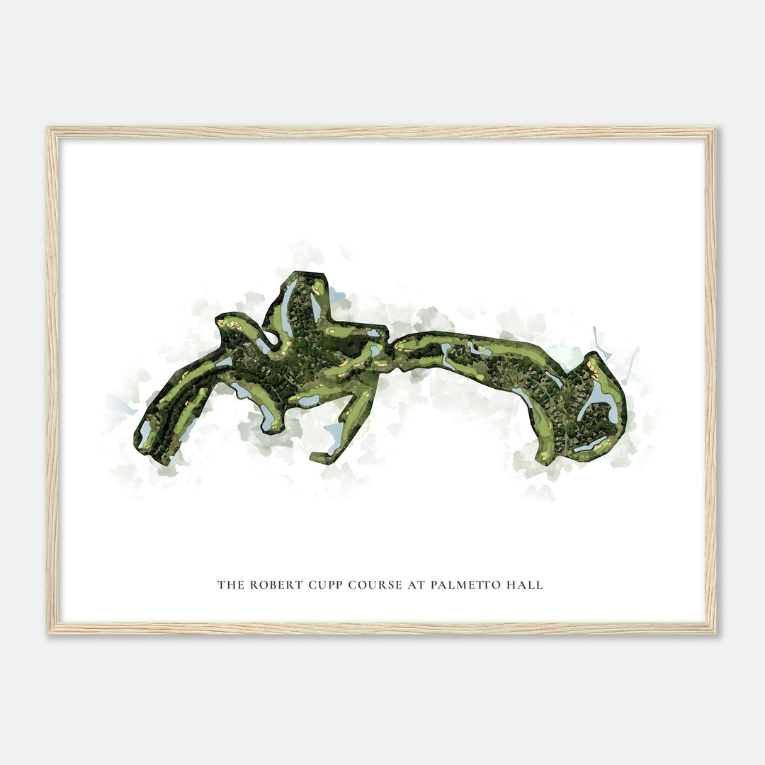 Print of The Robert Cupp Course At Palmetto Hall Classic Map