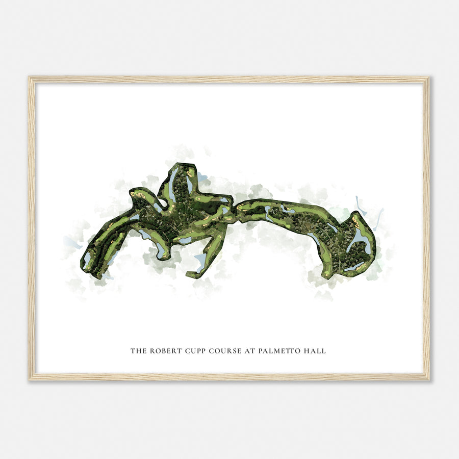 Print of The Robert Cupp Course At Palmetto Hall Classic Map