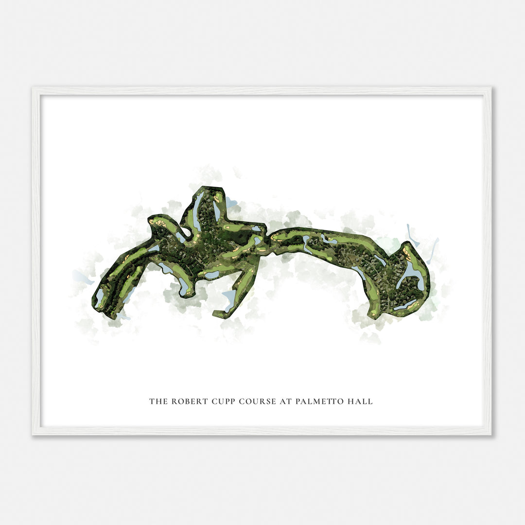 Print of The Robert Cupp Course At Palmetto Hall Classic Map