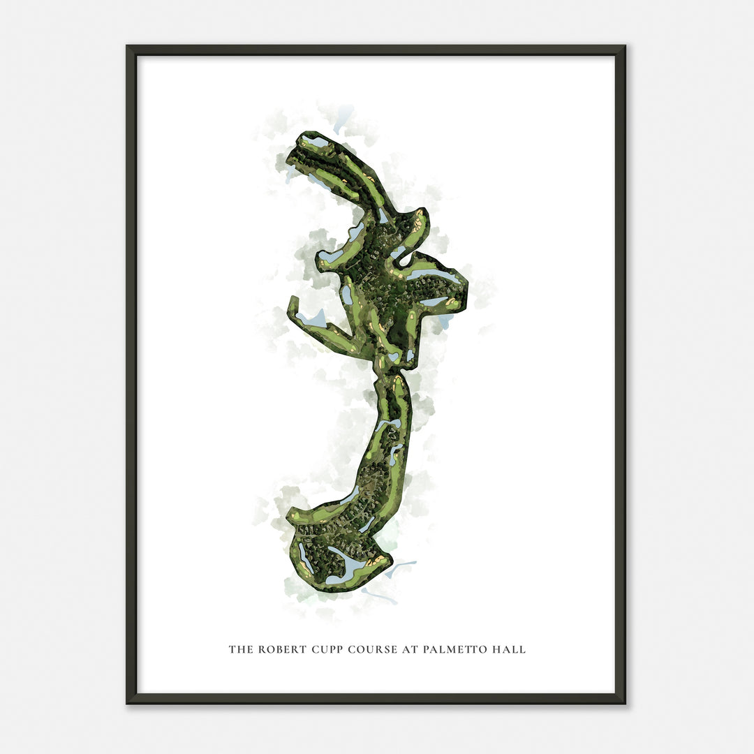Print of The Robert Cupp Course At Palmetto Hall Classic Map