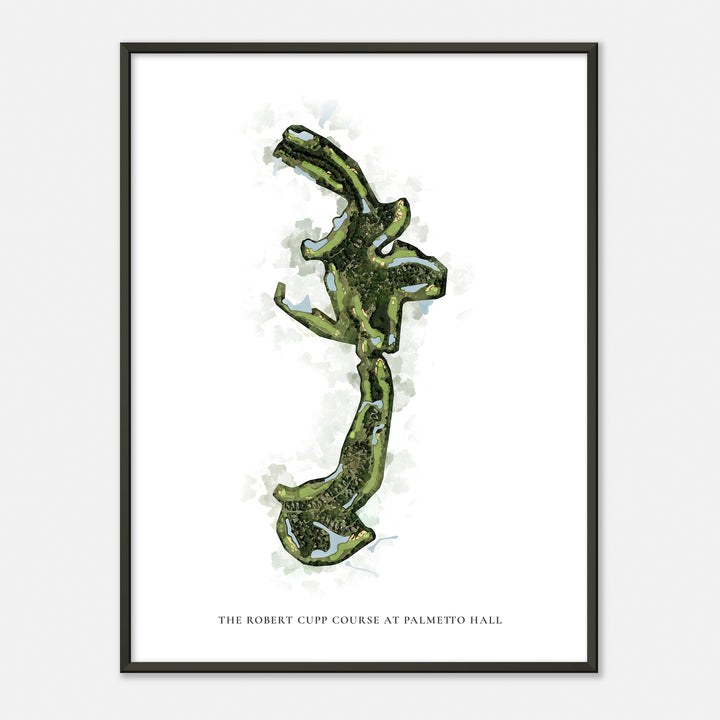 Print of The Robert Cupp Course At Palmetto Hall Classic Map