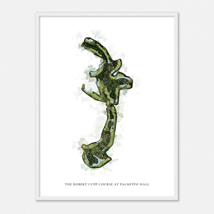 Print of The Robert Cupp Course At Palmetto Hall Classic Map
