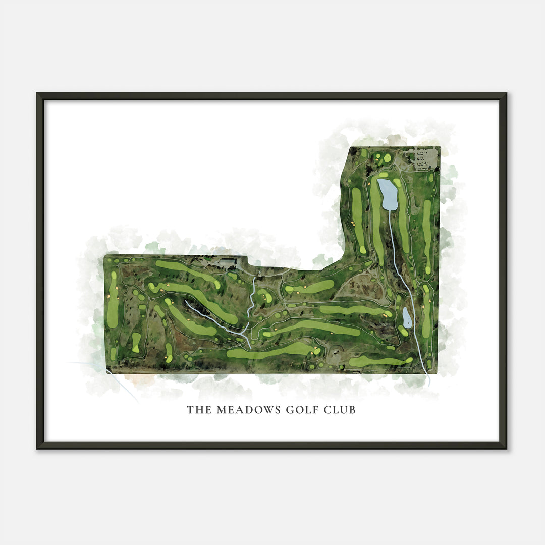 Print of The Meadows Golf Club Classic Map