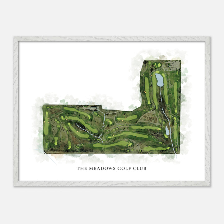 Print of The Meadows Golf Club Classic Map