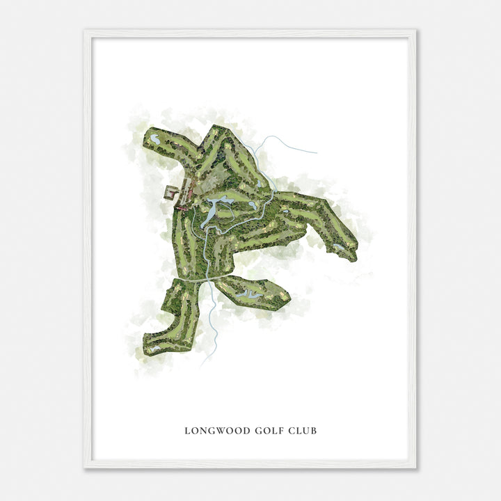 Print of Longwood Golf Club Classic Map