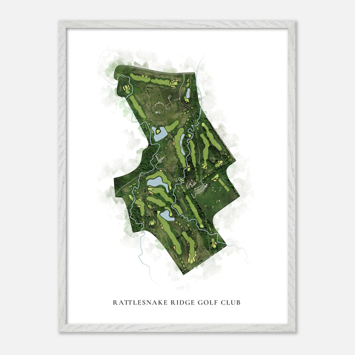 Print of Rattlesnake Ridge Golf Club Classic Map