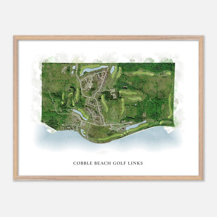 Print of Cobble Beach Golf Links Classic Map