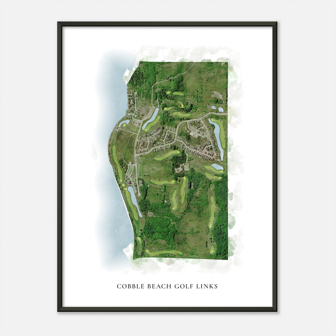 Print of Cobble Beach Golf Links Classic Map