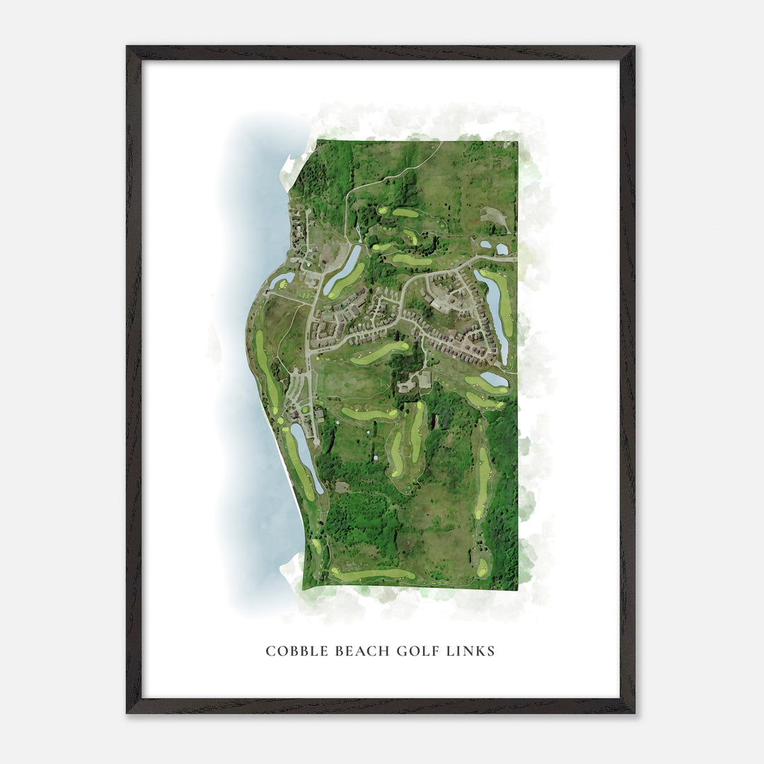 Print of Cobble Beach Golf Links Classic Map